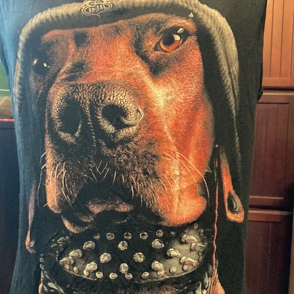 Spiral bad dog graphic hooded tank size XL - Picture 4 of 11